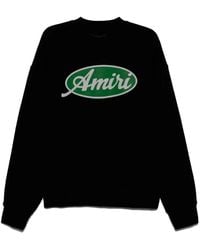 Amiri - Oversized Logo-Print Cotton-Jersey Sweatshirt - Lyst