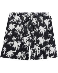 RTA - Palm-Tree Print Shorts - Lyst