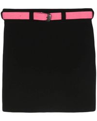 Ssheena - Belted Miniskirt - Lyst