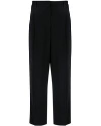 Brunello Cucinelli - Tapered Cropped Trousers - Lyst