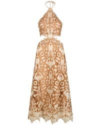 Johanna Ortiz - Morning Groove Floral Midi Dress - Lyst