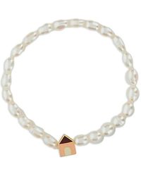 Aliita - Casita Pearl Bracelet - Lyst