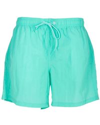 Sundek - Logo-Patch Swim Shorts - Lyst