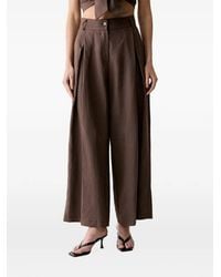 ViCOLO - Pleated Wide-Leg Trousers - Lyst