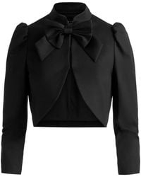 Alice + Olivia - Chaqueta Corta Ilaria Con Lazo - Lyst