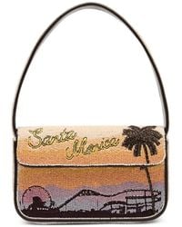 STAUD - Tommy Bead-Embellished Shoulder Bag - Lyst