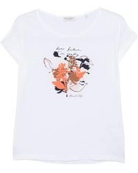 Marc O' Polo - Floral-Print T-Shirt - Lyst