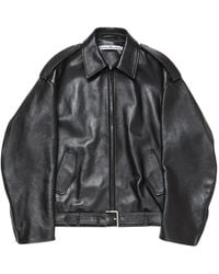 Acne Studios - Leren Jack - Lyst