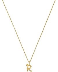 Missoma - Initial Pendant Necklace - Lyst