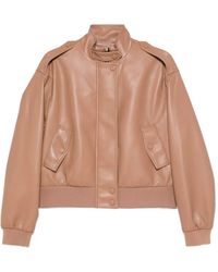 Twinset - Buttoned Bomber Jacket - Lyst