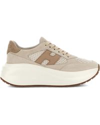 Hogan - H696 Chunky Runner Leather Sneakers - Lyst