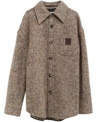 Loewe - Button-Fastening Shirt Jacket - Lyst