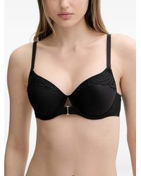 Chantelle - Legend Lace-Trim Underwired Bra - Lyst