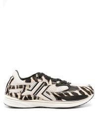 Lanvin - Sneakers Mit Logo-Stickerei - Lyst