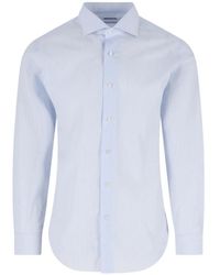 Barba Napoli - Striped-Pattern Shirt - Lyst