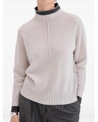 Biancalancia - High-Neck Cashmere Sweater - Lyst