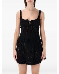 Isabel Marant - Cotton Openwork Knit Tank Top - Lyst
