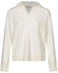Antonelli - Sele Polo-Collar Dropped-Shoulder Sweater - Lyst