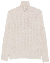 Max Mara - Pull En Maille Torsadée - Lyst