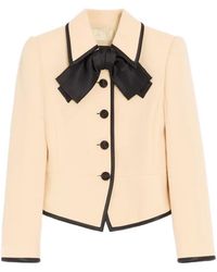 Valentino Garavani - Wool Crepe Jacket - Lyst