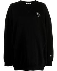 Stella McCartney - Logo-Patch Cotton Sweatshirt - Lyst