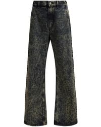 Marni - Jeans A Gamba Ampia Con Effetto Vissuto - Lyst