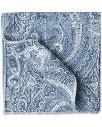Brunello Cucinelli - Double-Face Silk Pocket Square - Lyst