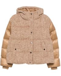 Bogner - Cathy-D2 Bouclé-Panelled Hooded Jacket - Lyst