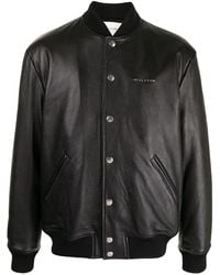 1017 ALYX 9SM - Logo-print Pebbled Leather Jacket - Lyst