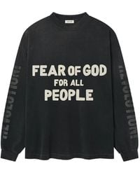 Fear Of God - Open Our Future Long-sleeve T-shirt - Lyst