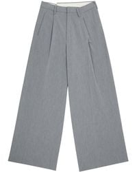 MM6 by Maison Martin Margiela - Wide-leg Tailored Trousers - Lyst
