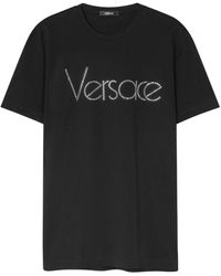 Versace - 1978 Re-edition Katoenen T-shirt Met Logoprint - Lyst