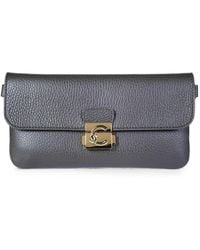 Coccinelle - C-Me Lock Grained Leather Shoulder Bag - Lyst