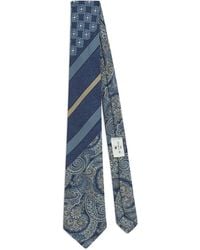 Etro - Jacquard Patchwork Tie - Lyst