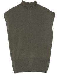 Rick Owens - Concordians SL Top mit Stehkragen - Lyst