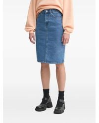 Day Birger et Mikkelsen - Denim Midi Skirt - Lyst
