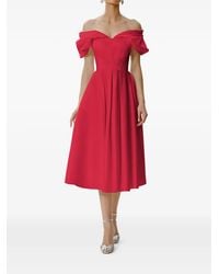 Framboise - Robe Mi-Longue Glamo À Épaules Dénudées - Lyst