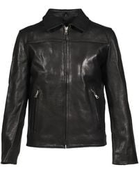 NO/FAITH STUDIOS - Zip-Up Leather Jacket - Lyst