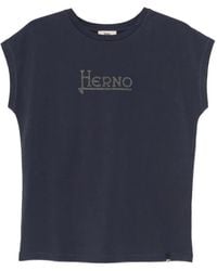 Herno - Cotton Polyester T-Shirt - Lyst