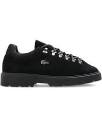 Lacoste - Baseshot Logo Lace-Up Sneakers - Lyst