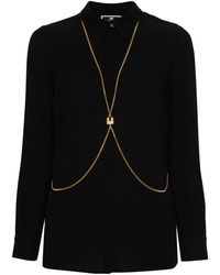 Elisabetta Franchi - Body-chain Detail Shirt - Lyst