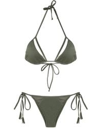 Brigitte Bardot - Cut-Out Triangle-Cup Bikini - Lyst