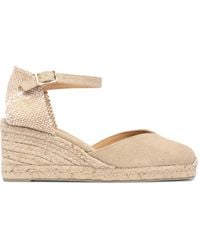 Castañer - Chiarita Buckle-Fastening Wedge Espadrilles - Lyst