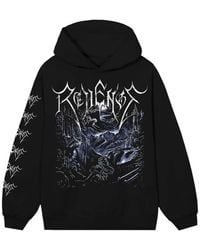 REVENGE - Disciple Graphic-Print Hoodie - Lyst