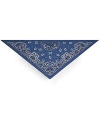 Ferragamo - Arabesque Print Triangle Scarf - Lyst