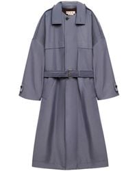 Marni - Belted Trench Coat - Lyst