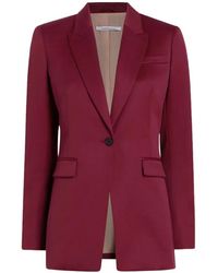 Another Tomorrow - Single-Button Peaked-Lapel Blazer - Lyst