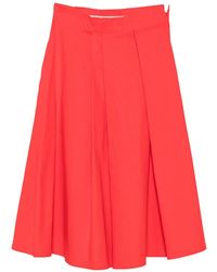 Sofie D'Hoore - Savy Pleated A-Line Midi Skirt - Lyst