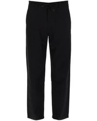 BOSS - Drawstring-Waist Trousers - Lyst