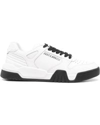 Just Cavalli - Style Dis. 1 Leather Sneakers - Lyst